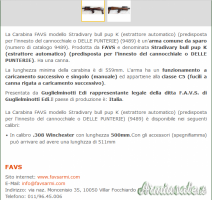 ...Altro | Non elencato Stradivari  - fabbrica FAVS .308 Winchester