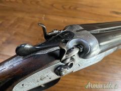 Doppietta Artigianale incisa a cani esterna calibro 12