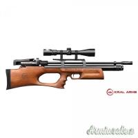 CARABINA KRAL ARMS PUNCHER BREAKER WOOD 4.5/.177