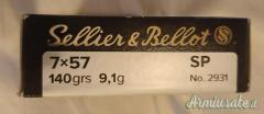 Munizioni Cal. 7x57 Sellier-Bellot