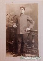 Fotografia che ritrae in un bel primo piano un Ufficiale del Regio Esercito Italiano (ITALIA WW1)