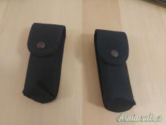 Portacaricatore bifilare, marca MDF Holster colore nero