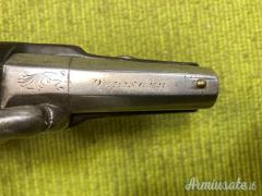 Pistola avancarica Deringer, arma antica, mm 11