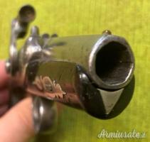 Pistola avancarica Deringer, arma antica, mm 11