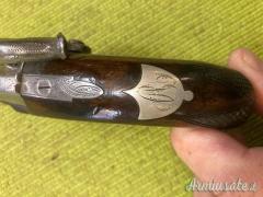 Pistola avancarica Deringer, arma antica, mm 11