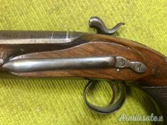 Coppia di pistole avancarica Rigby, 1850, armi antiche, mm 17