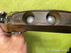 Coppia di pistole avancarica Rigby, 1850, armi antiche, mm 17
