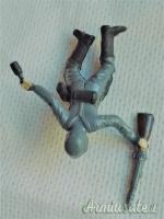 Manipolo di 11 soldatini tedeschi del “WEHRMACHT” della serie “Atlantic” in scala 1:32 anni '70