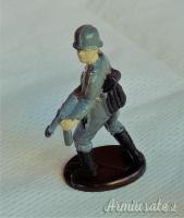Manipolo di 11 soldatini tedeschi del “WEHRMACHT” della serie “Atlantic” in scala 1:32 anni '70