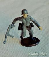 Manipolo di 11 soldatini tedeschi del “WEHRMACHT” della serie “Atlantic” in scala 1:32 anni '70
