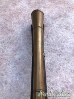 Fucile Trombone avancarica luminello Marina Belga canna in ottone con marchi ben visibili
