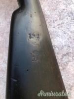 Fucile Trombone avancarica luminello Marina Belga canna in ottone con marchi ben visibili