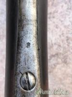 Fucile Trombone avancarica luminello Marina Belga canna in ottone con marchi ben visibili