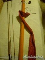 Pezon et Mitchell canna da mosca PPP modello Traun in bamboo refendu 8,2 piedi