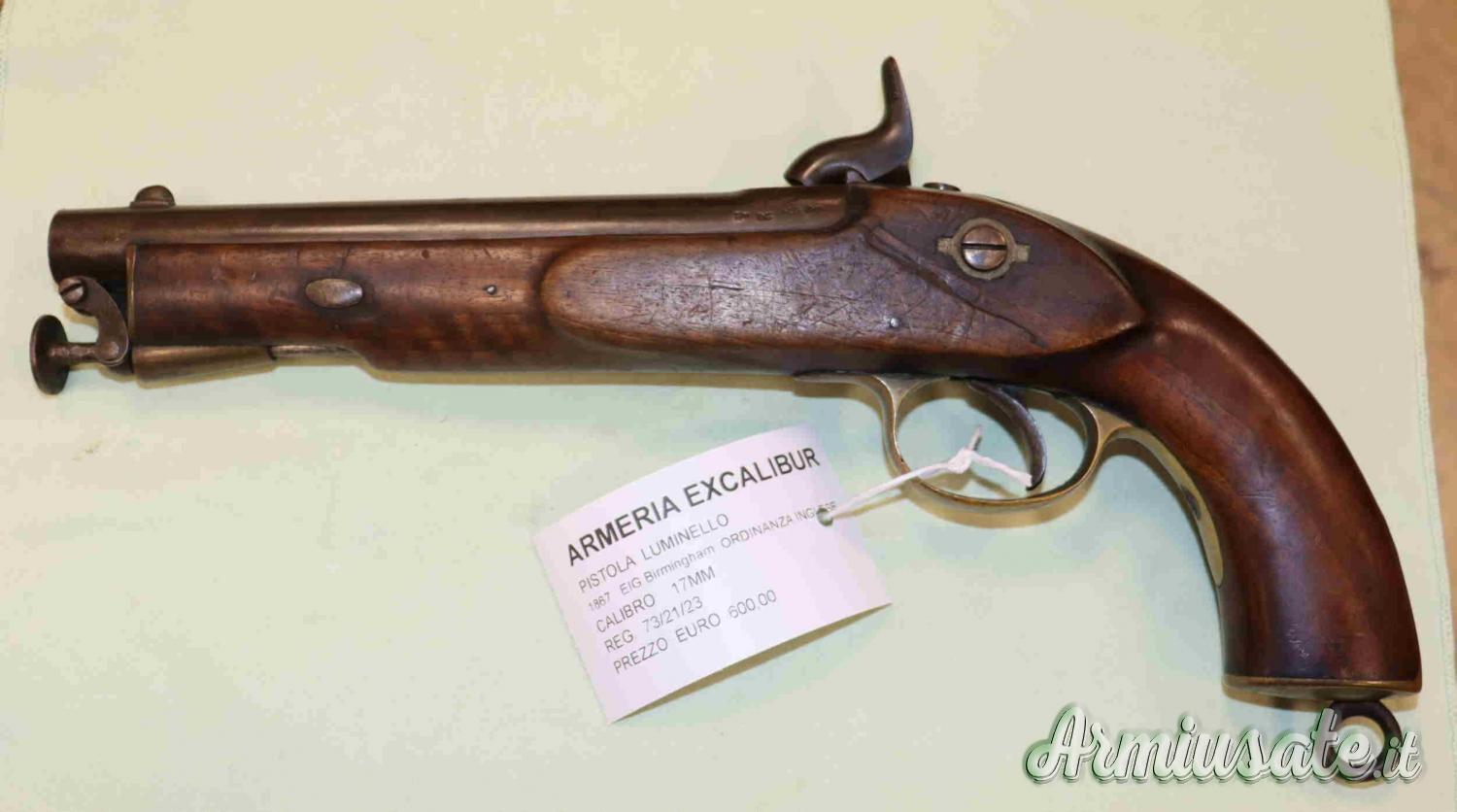 AFFARE Pistola Birmingham 1867 Inglese 17MM AFFARE Pistola Birmingham 1867 Inglese 17MM