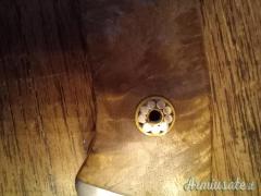 Coltello parforce damascato