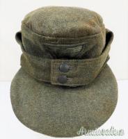Berretto tedesco epoca nazista Einheitsfeldmütze M.43 Heer für Mannschaften der Jägertruppe 2’ tipo