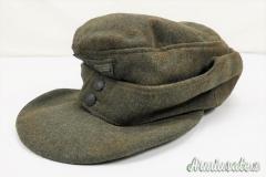 Berretto tedesco epoca nazista Einheitsfeldmütze M.43 Heer für Mannschaften der Jägertruppe 2’ tipo