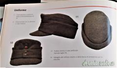 Berretto tedesco epoca nazista Einheitsfeldmütze M.43 Heer für Mannschaften der Jägertruppe 2’ tipo