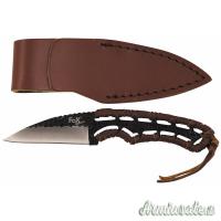 Coltello con manico avvolto efodero