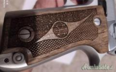 guancette per beretta 92 s in legno nuove