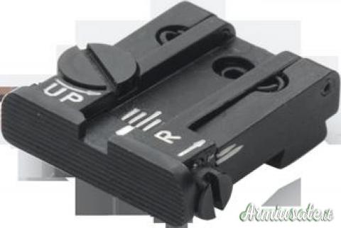 LPA Tacca di mira regolabile per Glock