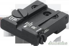 LPA Tacca di mira regolabile per Glock