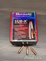 PALLE HORNADY SUB-X 190 GR. CAL. 30