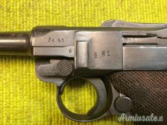 Erfurt Luger P08, 1916, Sportiva, 9x19 (9 Parabellum)