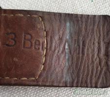 CINTURONE TEDESCO WEHRMACHT WW2 FIBBIA CON PATTINA 1936