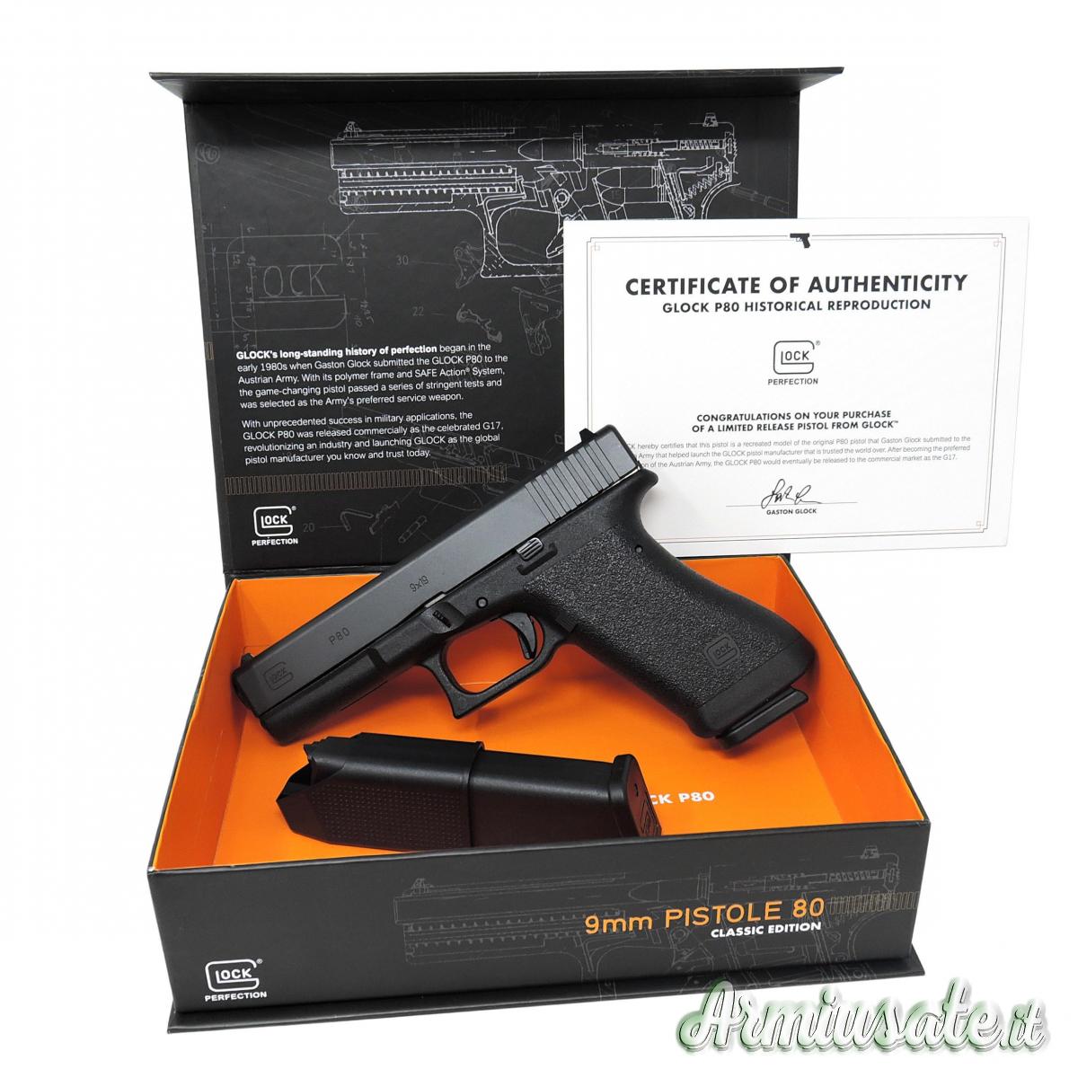 Pistola semiauto Glock P80 Special Edition Cal. 9×19 mm (NUOVO) Pistola semiauto Glock P80 Special Edition Cal. 9×19 mm (NUOVO)