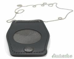VEGA HOLSTER Porta Placca in pelle