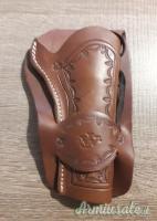FONDINA FAR WEST CUOIO MARRONE - WESTERN JUSTICE