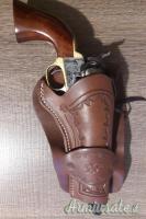 FONDINA FAR WEST CUOIO MARRONE - WESTERN JUSTICE