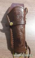 FONDINA FAR WEST CUOIO MARRONE - WESTERN JUSTICE