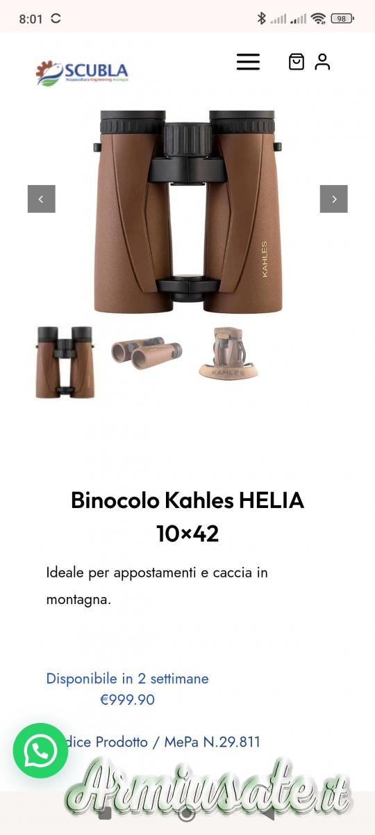 Binocolo Kahles 10x42 Binocolo Kahles 10x42