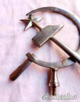 Puntale d’epoca “2’ blocco” sovietico per stendardo e/o bandiera cosiddetta “rossa” (U.R.S.S. WW2)