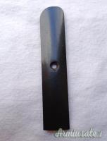 Accessorio epoca fascista coppia di guancette in bachelite di colore nero per pugnale Becco d'aquila