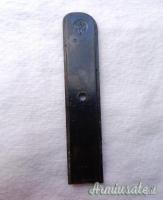 Accessorio epoca fascista coppia di guancette in bachelite di colore nero per pugnale Becco d'aquila