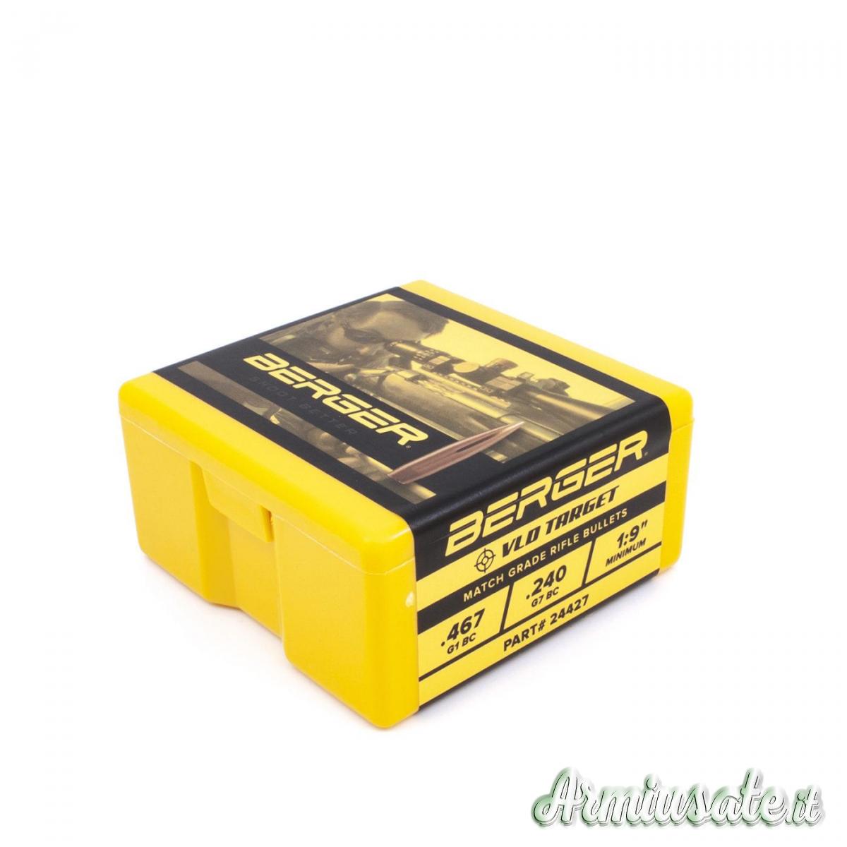 BERGER BULLET 6 MM 95 GR. VLD TARGET BERGER BULLET 6 MM 95 GR. VLD TARGET