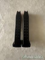 n.2 Caricatori 18 Colpi per serie 92 cal. 9mm + Pad Maggiorato + Elevatore Rosso