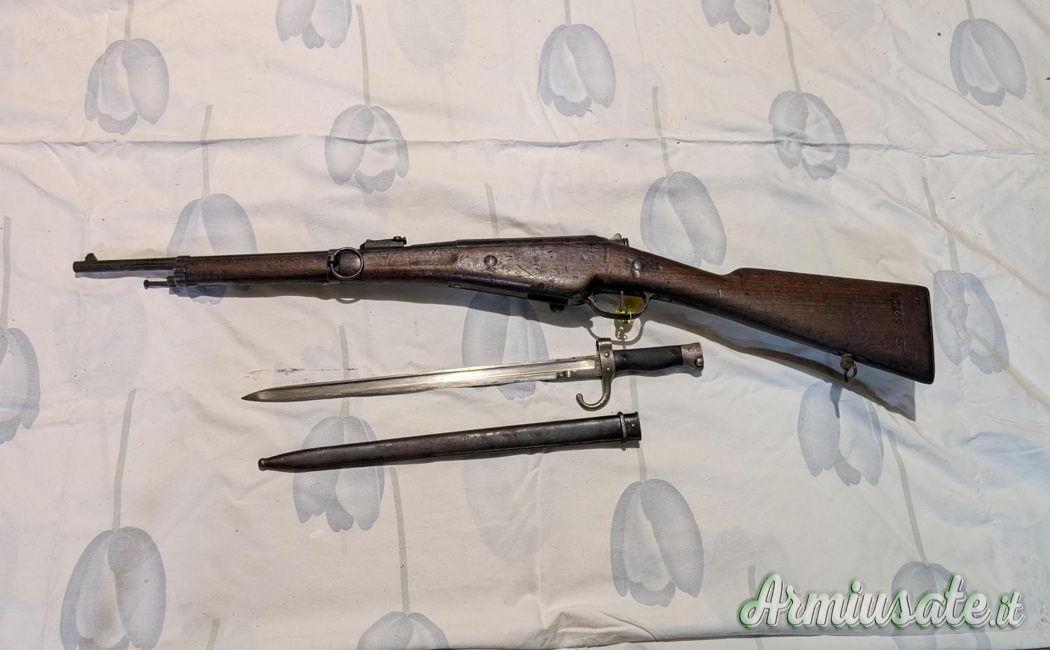 Bertier 1892 3 colpi 8 mm Lebel con baionetta Bertier 1892 3 colpi 8 mm Lebel con baionetta