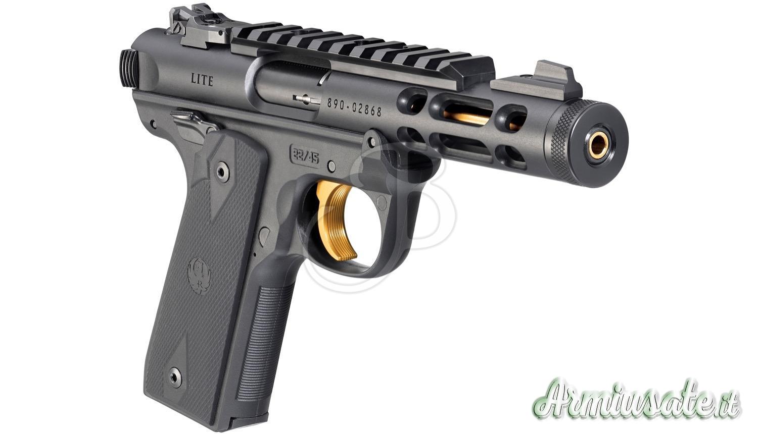 Pistola semiauto Ruger 22/45 MKIV Lite Cal.22LR Canna 4.4 Pistola semiauto Ruger 22/45 MKIV Lite Cal.22LR Canna 4.4