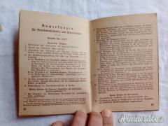 Libretto di lavoro tedesco d'epoca nazista 