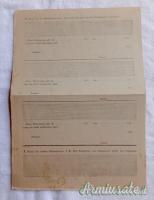 Libretto di lavoro tedesco d'epoca nazista 