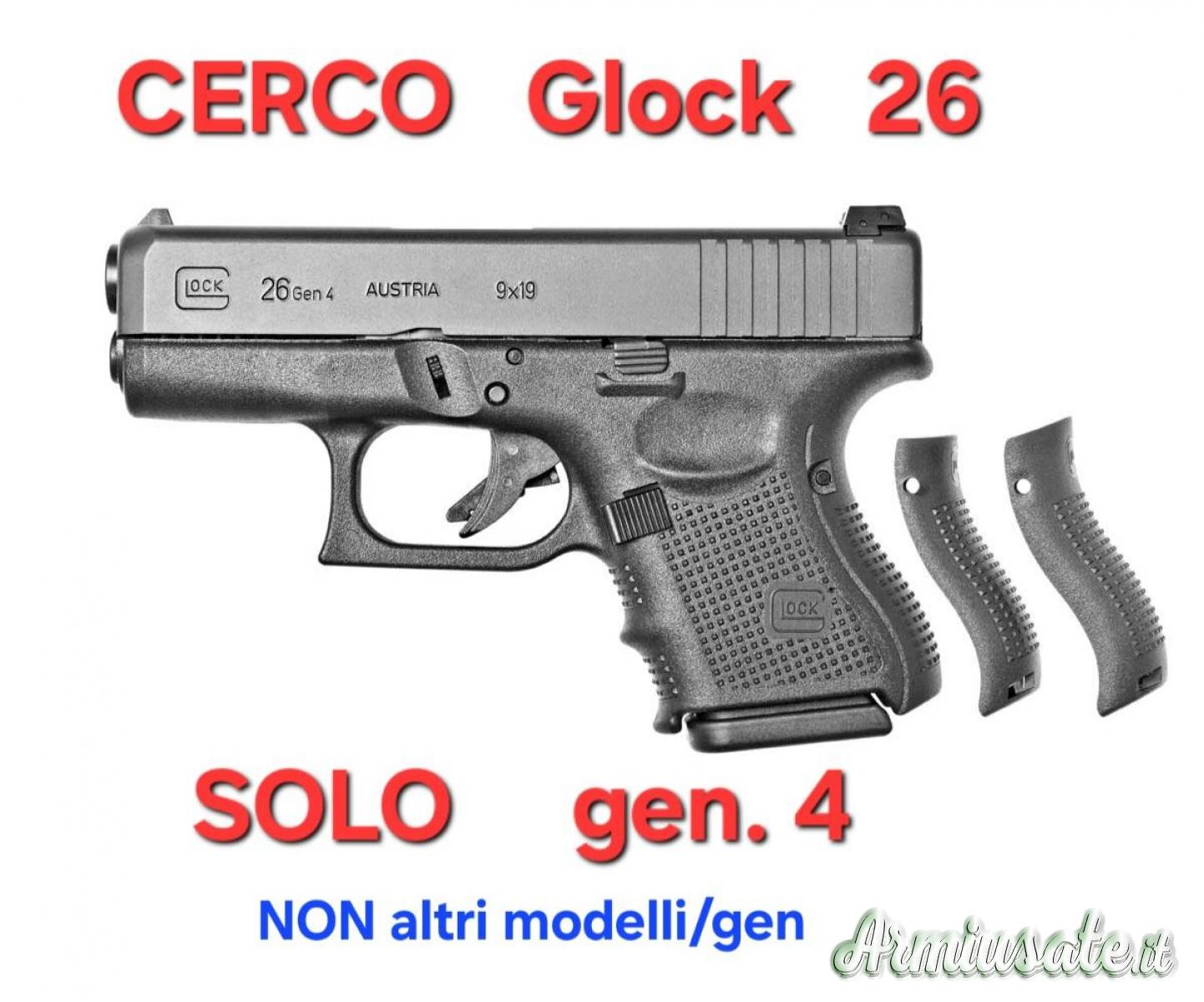 CERCO - Glock 26 gen. 4 cal. 9x21 CERCO - Glock 26 gen. 4 cal. 9x21