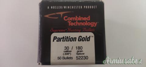 Nosler palle Partition Gold cal.30 180 grs