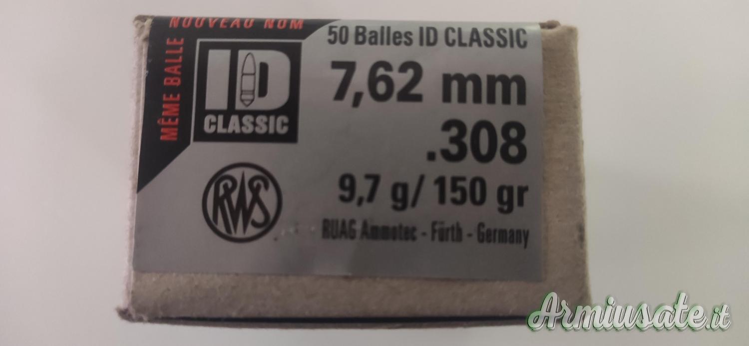 RWS palle Tig Uni ID classic cal. 30 150grs RWS palle Tig Uni ID classic cal. 30 150grs