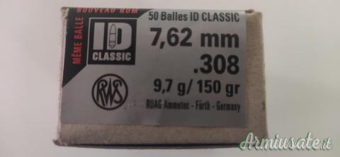 RWS palle Tig Uni ID classic cal. 30 150grs
