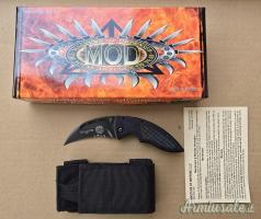 Masters of Defense Lady Hawk Knife by Garciela Casillas black